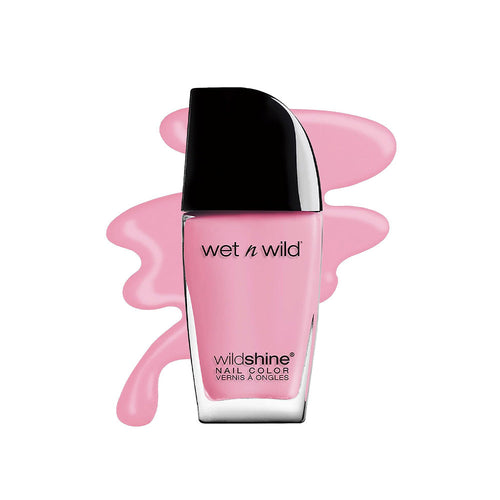 Wet N Wild - Shine Nail Color - Tickled Pink 455b