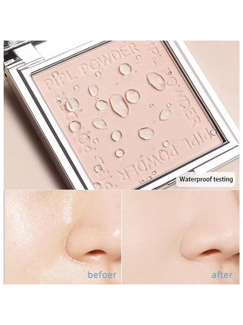 Pressed Matte Face Powder 01 Natural Skin Tone – Oil Control Long Lasting Compact Powder