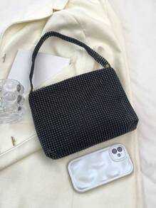 Shein - Glitter Bling, Shiny Glamorous, Elegant, Exquisite 1pc Sparkly Pvc Wallet & Phone Storage With Zipper Closure