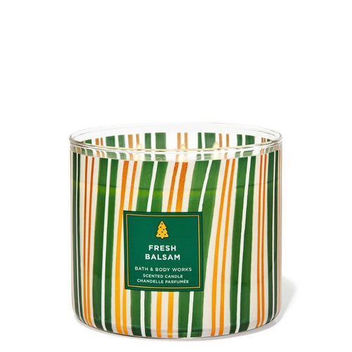 Bath & Body Works - Fresh Balsam 3 Wick Candles 414gms