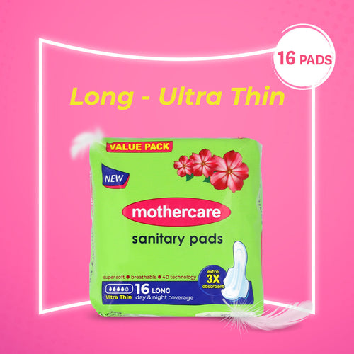 Mothercare- Ultra Thin 16 Long Sanitary Pad