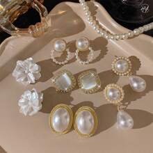 Shein - 5pcs/set Deluxe Earrings