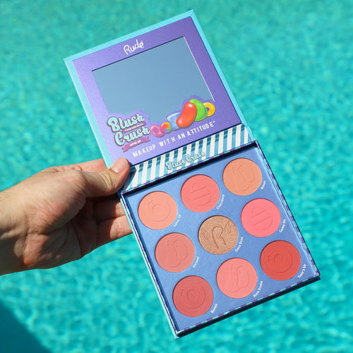Rude Cosmetics - Blush Crush 9 Color Blush Palette - Level Up