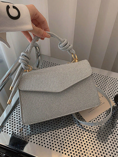 Shein - Women's Sparkly Fashionable Crossbody Square Bag For Evening Party