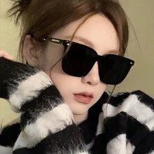 Shein - 1pc Unisex Fashion Sunglasses, Four Seasons Anti-uv Polarized Sun Glasses