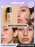 SHEGLAM Complexion Pro Long-Lasting Breathable Matte Foundation – Sand