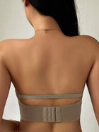 Shein - Ladies' Simple Solid Color Hollow Out Back Bra