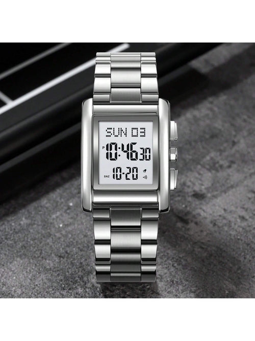 Shein - Skmei 2228 Fashion Back Light Display Digital Countdown Sport Watch