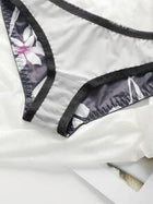 Shein - Leopard Print Push Up Underwire Lingerie Set