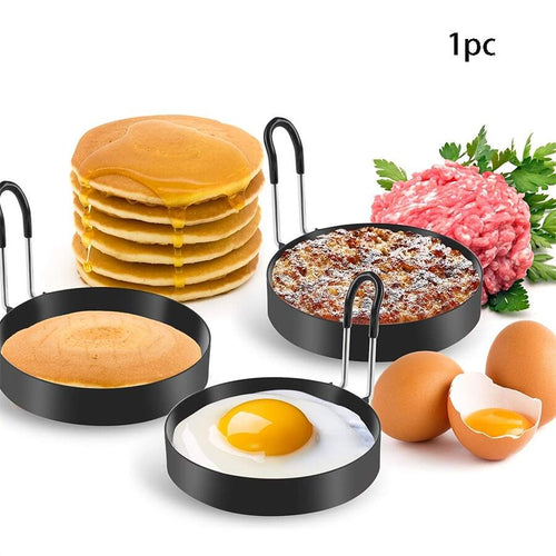 Shein - 1pc Non-stick Stainless Steel Egg Ring