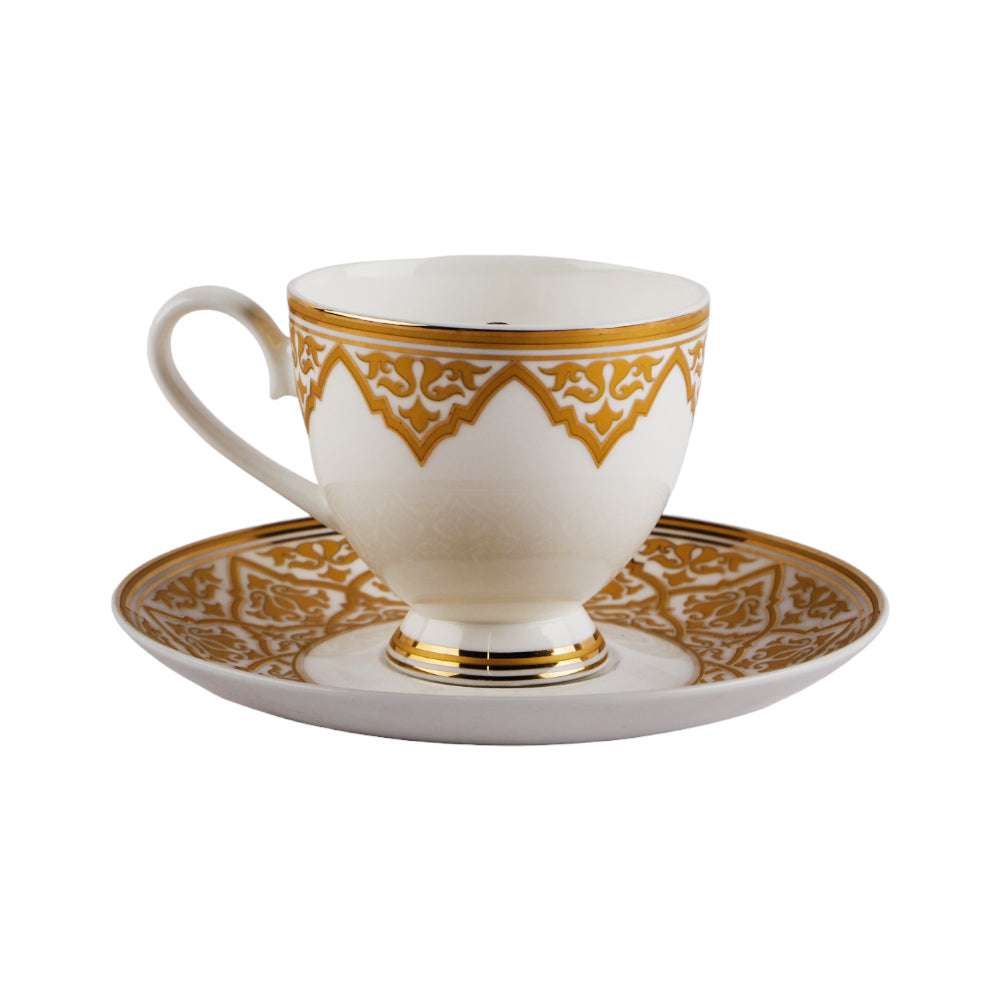 CUP & SAUCER SET ROYAL BISTRO 12PC 12-SO1-670 BASIC