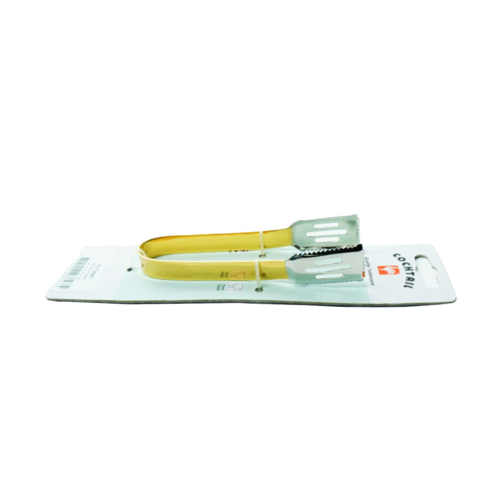 ICE TONG COCKTAIL HALF GOLD 5 INCH SMALL PC