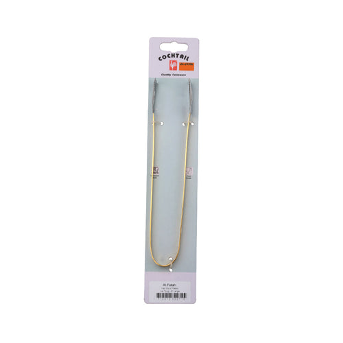 ICE TONG COCKTAIL HALF GOLD 9 INCH LARGE PC