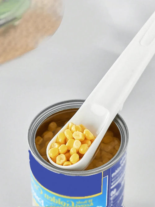 Shein - 1pc Portable Multifunctional Can Spoon, Two-in-one Strainer Spoon And Fork, Pickling Fruit Fork,