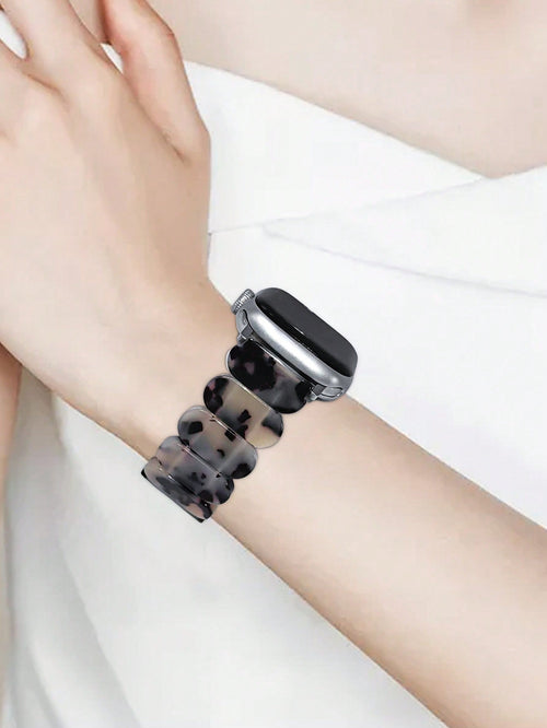 Shein - 1pc Elastic Strap Scratch Resistance And Waterproof Compatible With Apple Watch Band 38/40/41/42/44/45/49mm