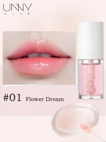 Shein - Unny Club Moisturizing Lip Oil,no-sticky Lip Gloss Lip Balm - #01flower Dream Traveler