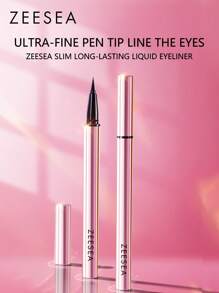Shein - Long-lasting Liquid Eyeliner Waterproof Anti Halo Dyeing Quick Drying Eyeliner 02 Brown