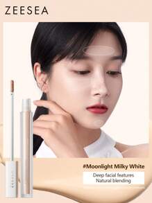 Shein - Zeesea Soft Matte Complexion Essentials Brightens And Fits Naturally Silky Moist For Long Complexion - #moonlight Milky White