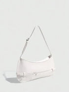 Shein - Minimalist Solid Color Crossbody Bag