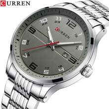 Shein - Curren Fashion Business Men Wristwatch Top Brand Luxury Waterproof Original Watch