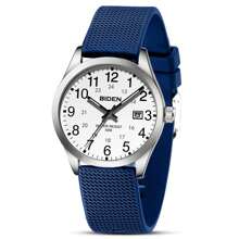 Shein - 1pc Men's Analog Quartz Watch, 30m Neutral Sports Watch, Waterproof, Men's, Women's