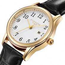 Shein - Women Quartz Watch, Leather Band