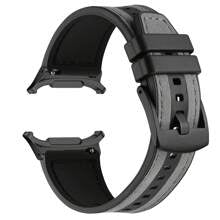 Shein - 1pc Leather Strap Compatible With Samsung Galaxy Watch 7 Ultra 47mm Smartwatch