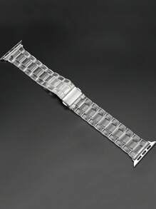 Shein - 1pc Women Fashion Transparent Resin Watch Strap Compatible With Apple Watch Band Apple Watch Strap Accessories(only Watchband)