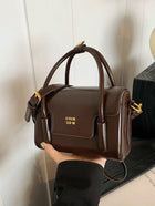Shein - Fashion Classic Joker Pu Waterproof Fabric Handbag