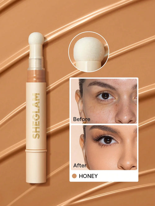 Shein Sheglam - Complexion Boost Concealer-honey Sponge-head Applicator Matte Liquid Concealer