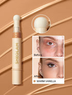Shein Sheglam - Complexion Boost Concealer-warm Vanilla Sponge-head Applicator Matte Liquid Conceale
