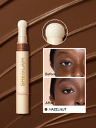 Shein Sheglam - Complexion Boost Concealer-hazelnut Sponge-head Applicator Matte Liquid Concealer