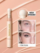 Shein Sheglam - Complexion Boost Concealer-pink Pearl Sponge-head Applicator Matte Liquid Concealer