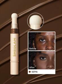 Shein Sheglam - Complexion Boost Concealer-sepia Sponge-head Applicator Matte Liquid Concealer