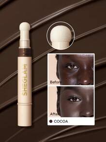 Shein Sheglam - Complexion Boost Concealer-cocoa Sponge-head Applicator Matte Liquid Concealer