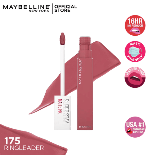 Maybelline New York- Superstay Matte Ink Liquid Lipstick - 175 Ringleader