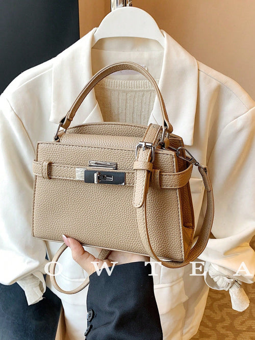 Shein - Low Tea New Summer Lychee Pattern Ladies Handbag, Fashionable Shoulder Strap