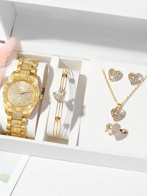 Shein - 6pcs Gorgeous Elegant Women's Quartz Watch