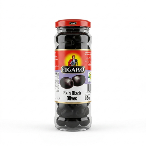 FIGARO OLIVES BLACK PLAIN 142 GM