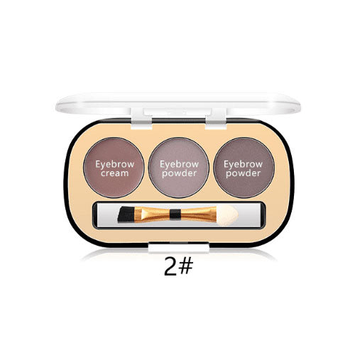 Miss Rose- 3 Colour Eyebrow Powder 045z-02