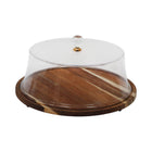 CAKE DISH ACRYLIC ROUND J4107 BASIC