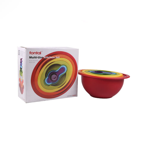 MEASURING BOWL SET 8PC FONTAL IR SL050157A BASIC