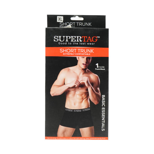 SUPER JERSEY BOXER BLACK X LARGE P1
