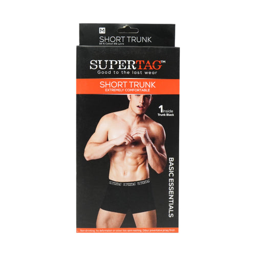 SUPER JERSEY BOXER BLACK MEDIUM P1