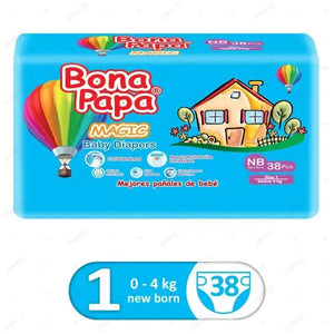 Bona Papa Magic Baby Diapers Newborn size 1 50Pcs