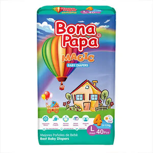 Bona Papa Magic Baby Diapers Large size 4 40Pcs