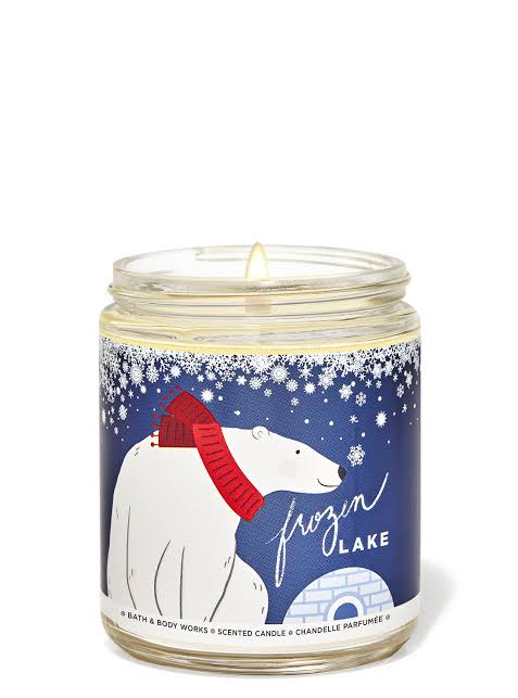 Bath & Body - Works Frozen Lake Single Wick Candles 198g