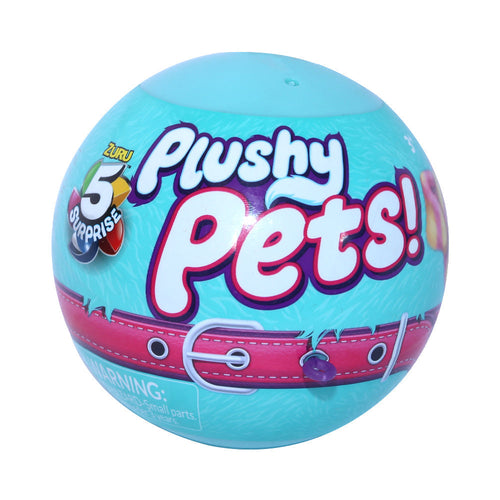 77167 Zuru Plushy Pets 5 Suprise Ball (3+ Year) Akdm