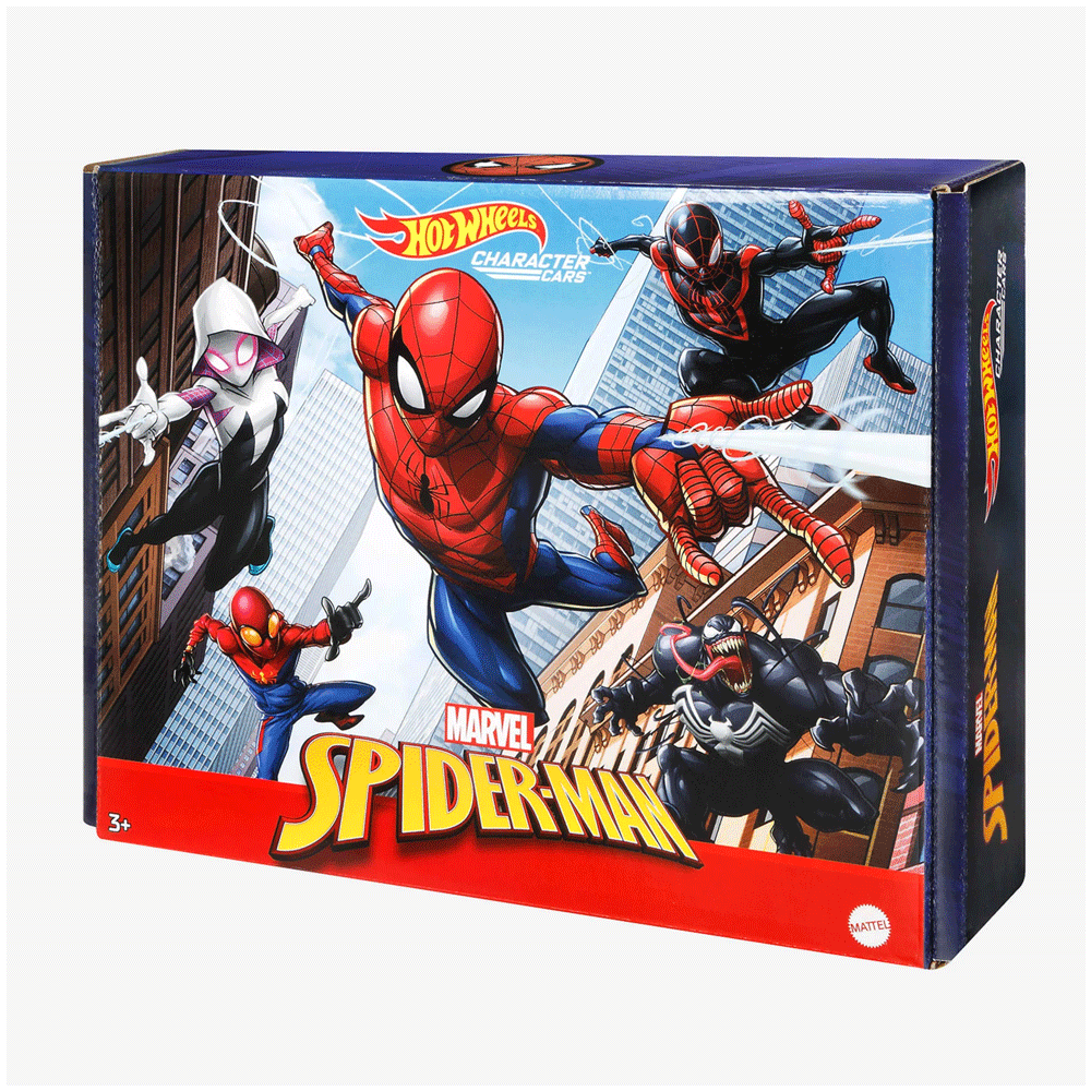 HBY36 HOT WHEEL MARVEL SPIDERMAN DINKEY 5PC SET H.B