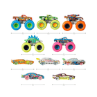 HCB57 HOT WHEEL MONSTER TRUCK 10PC DINKEY SET H.B